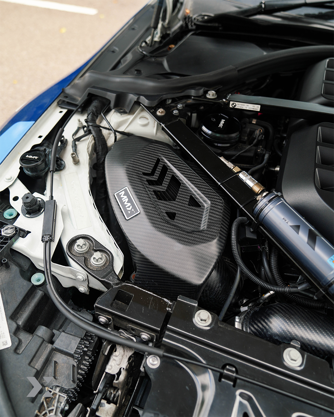 MMX 3K twill carbon fibre intake kit for BMW G8X S58 M3 M4 and M2 engines