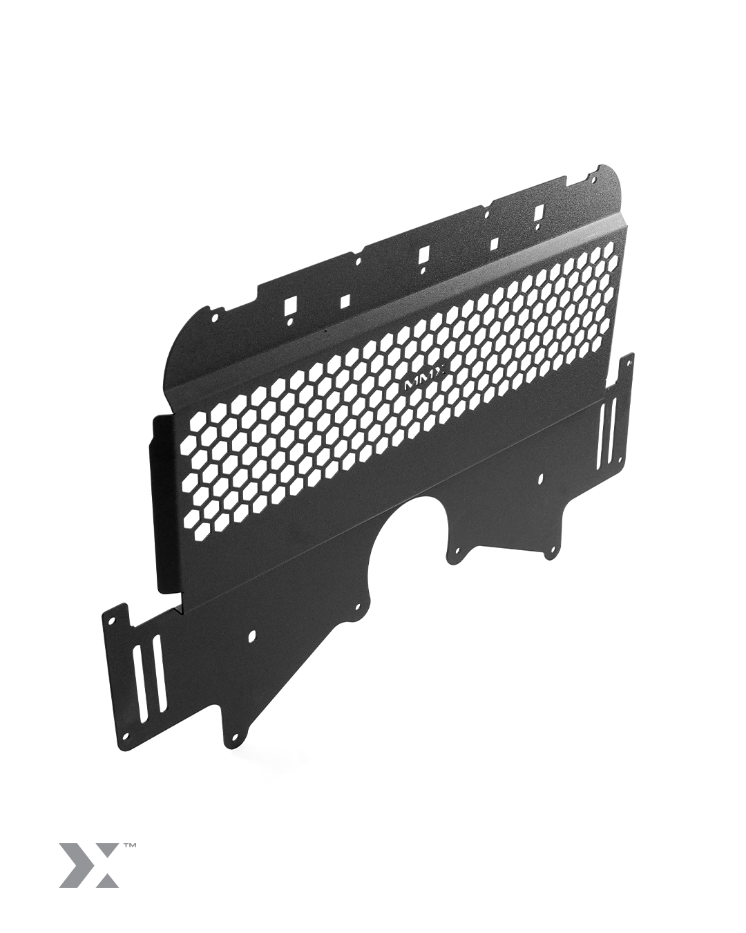 MMX black powder coated underbody engine oil cooler guard for BMW G8X M3 and M4