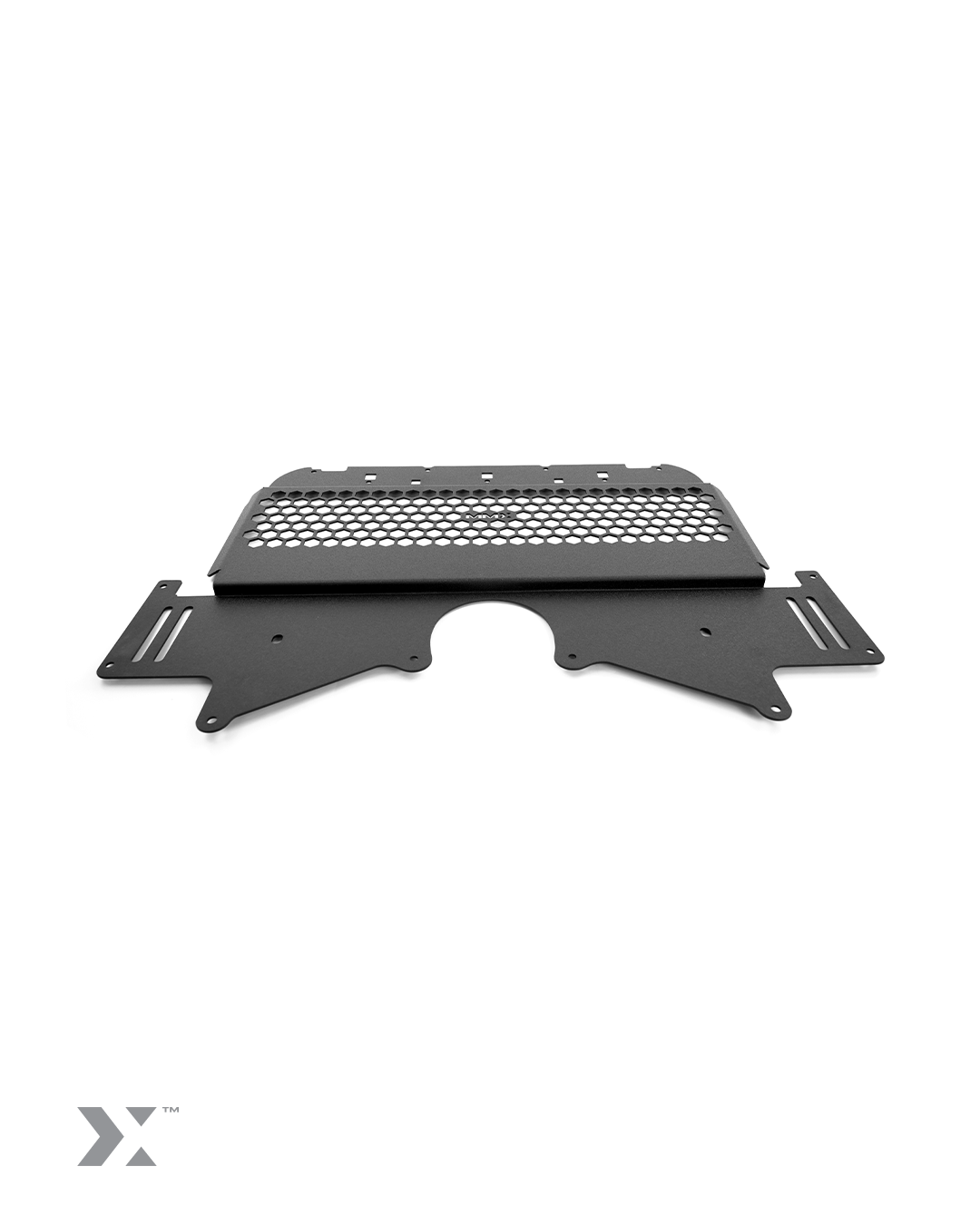 MMX black powder coated underbody engine oil cooler guard for BMW G8X M3 and M4