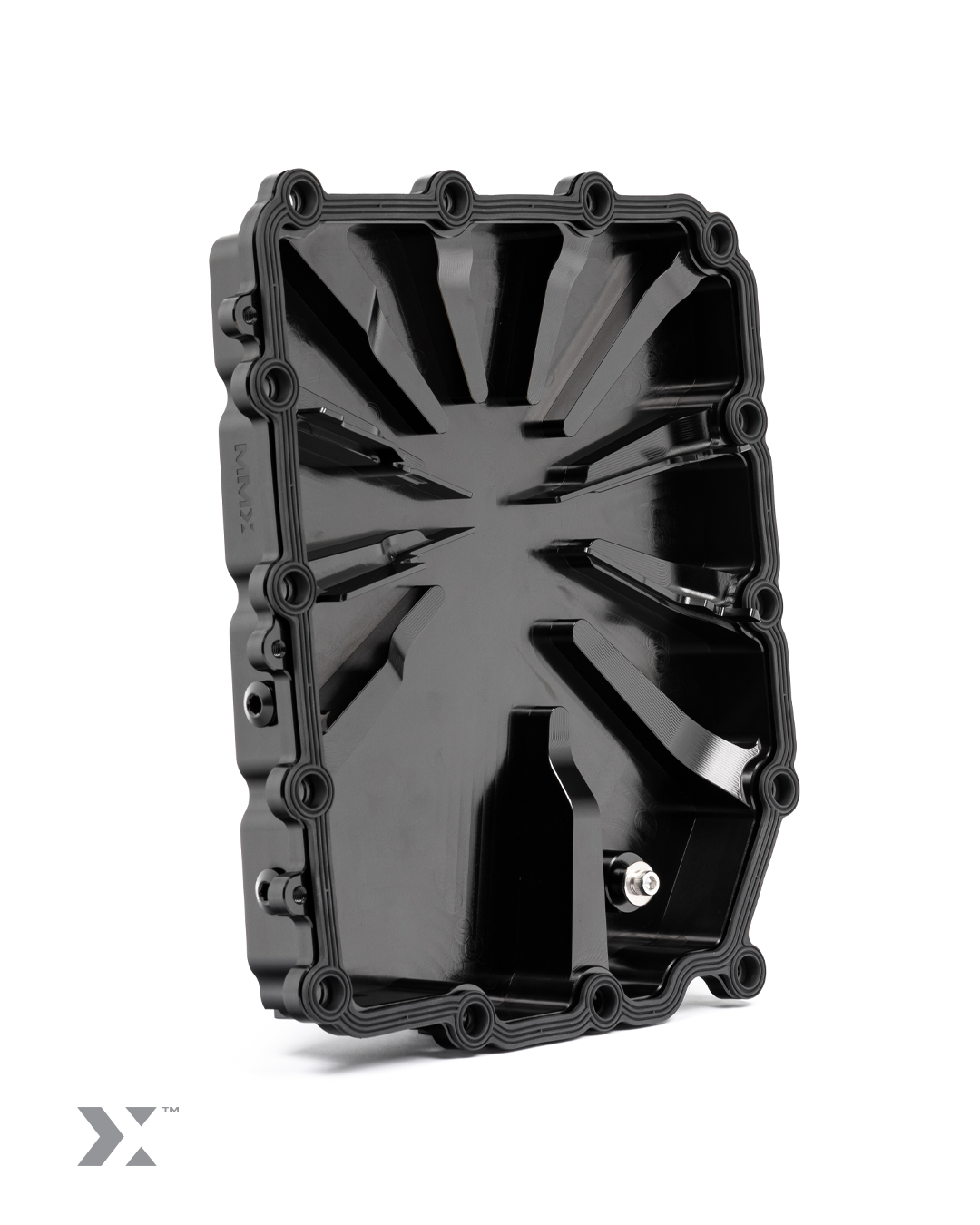 MMX black anodised billet aluminium DCT gearbox oil pan for BMW F8X M3 M4 and M2 - Clear Anodized