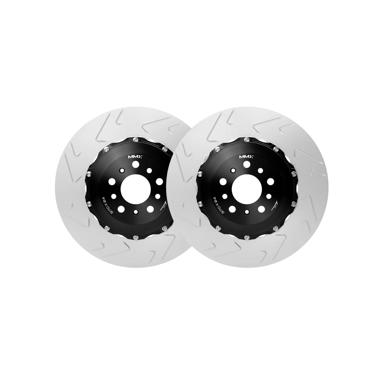 MMX BMW F8X 2-Piece 370mm Floating Rear Brake Discs/Rotors (F80 M3, F82/F83 M4 & F87 M2