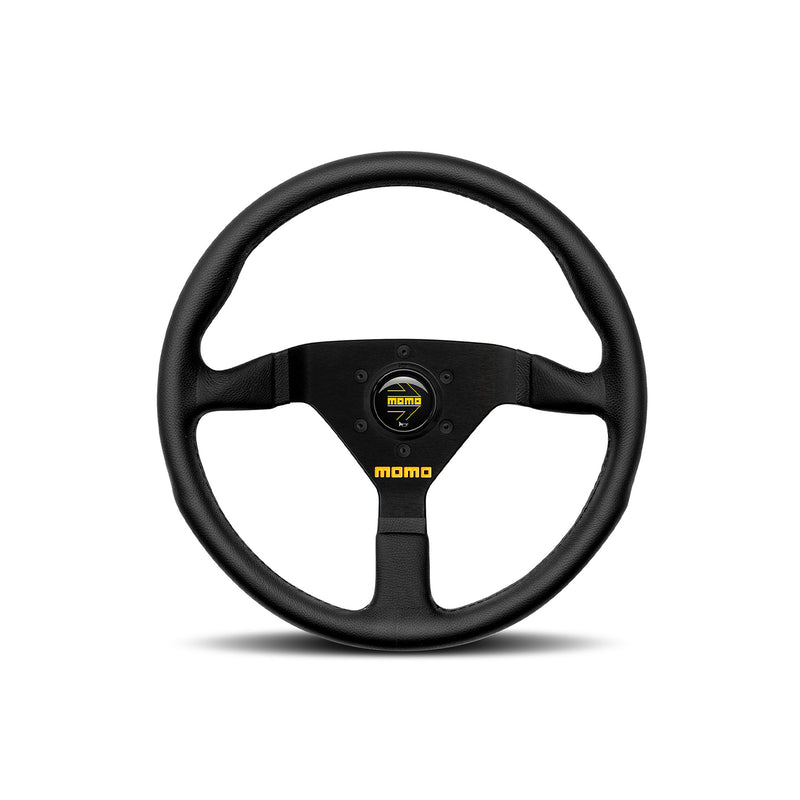 MOMO MOD.78 Steering Wheel In Black Leather