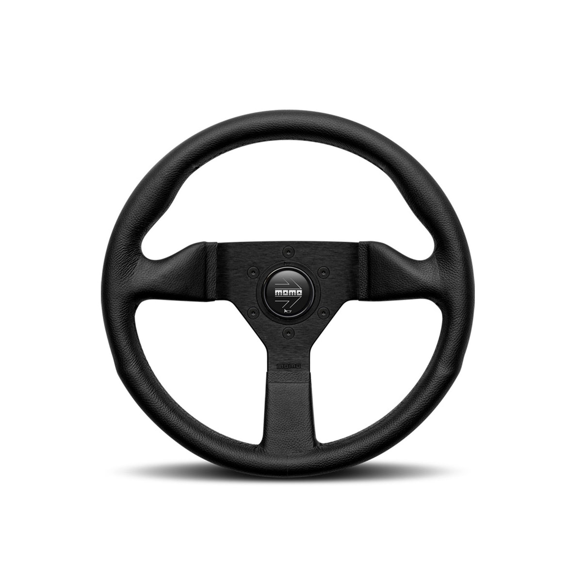 MOMO Montecarlo 320mm Black Leather Steering Wheel (MCL32BK) main image 0