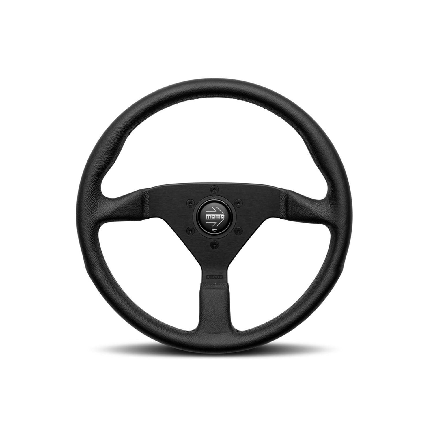 MOMO Montecarlo Steering Wheel In Black Leather 350mm Diameter