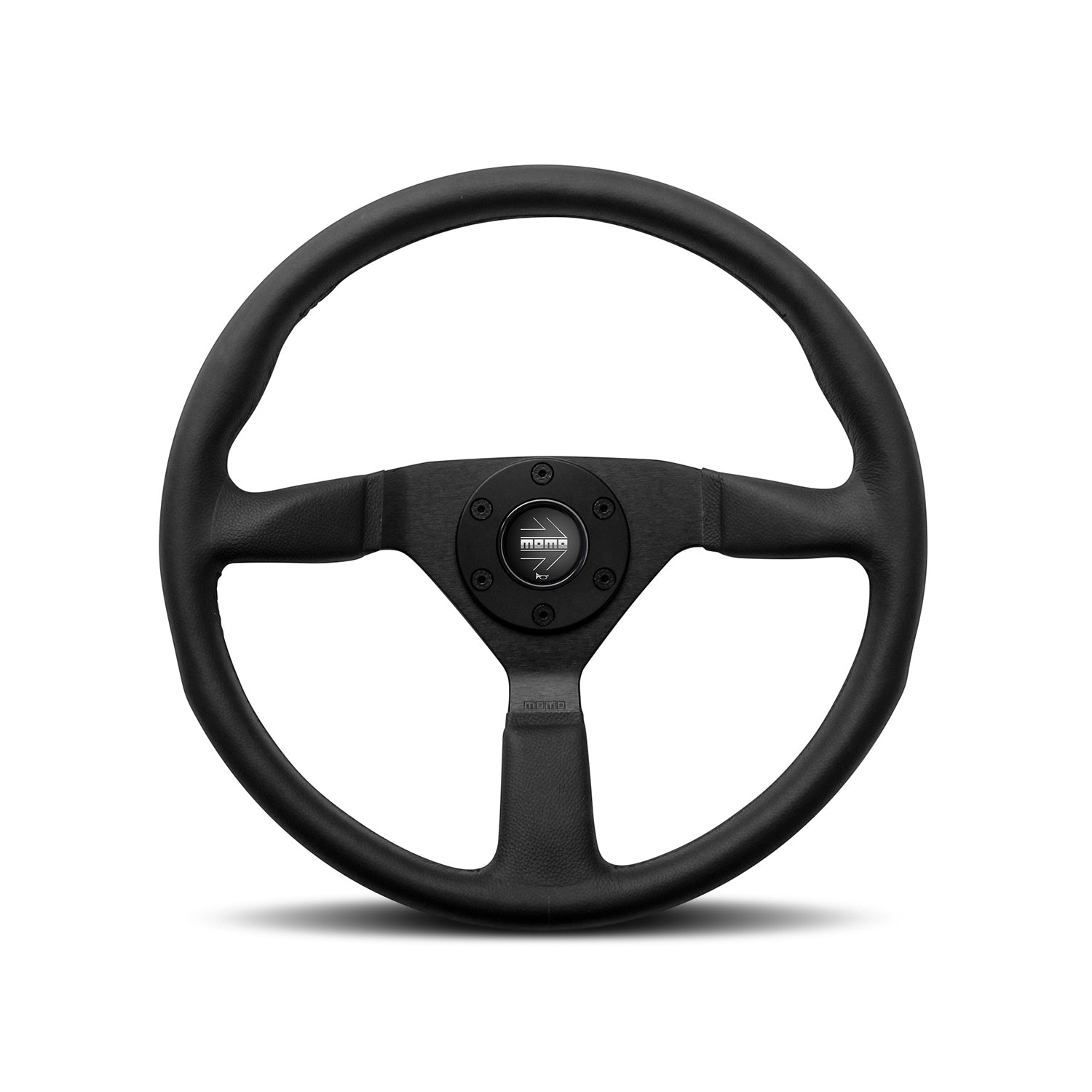 MOMO Montecarlo Steering Wheel In Black Leather 380mm Diameter