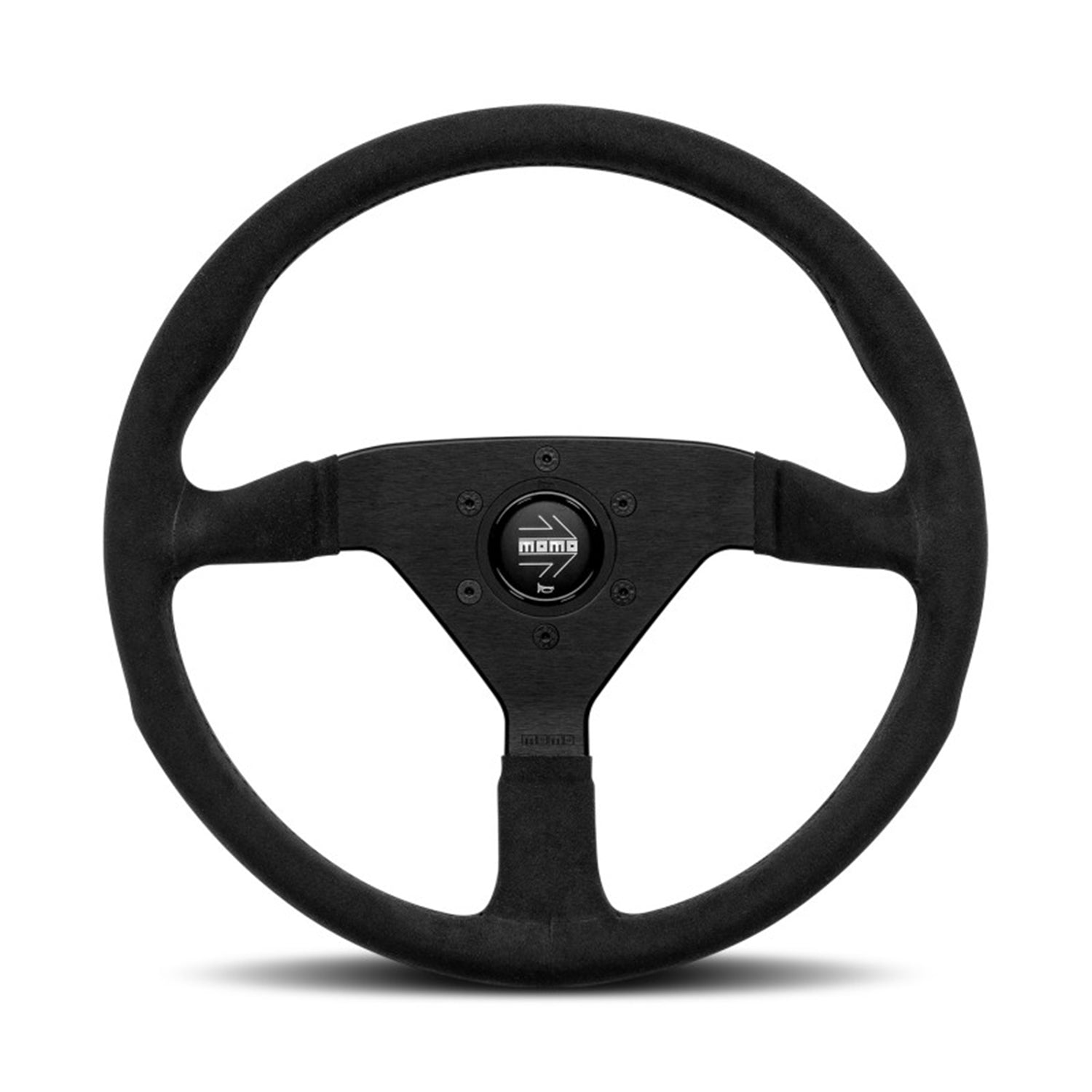 MOMO Montecarlo Steering Wheel In Black Microfibre