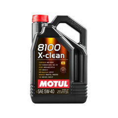 Motul 8100 X-Clean 5W40 5L Engine Oil