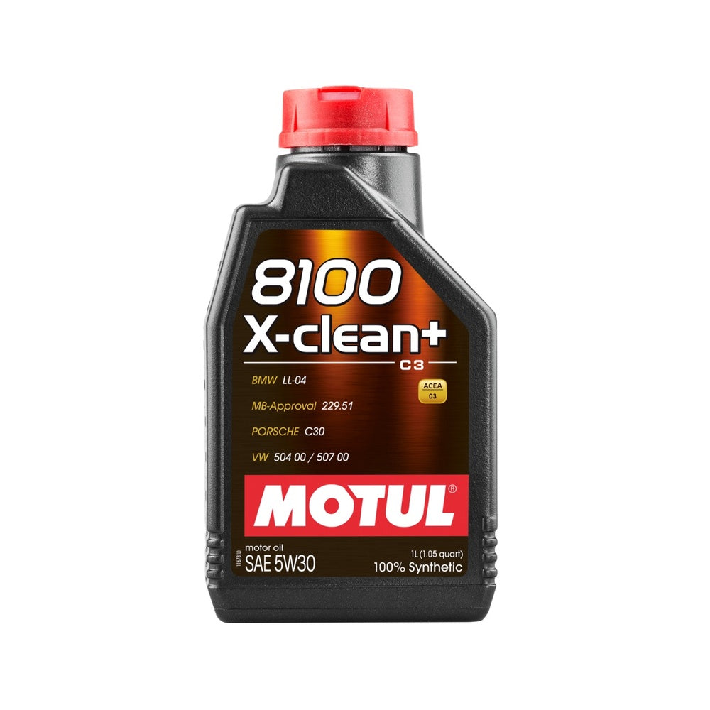 Motul 8100 X-Clean + 5W30 1L Engine Oil