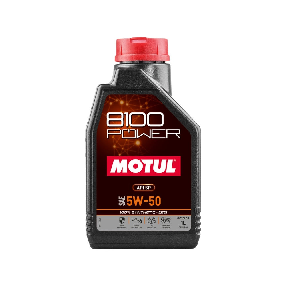 Motul 8100 Power 5W-50 1L Engine Oil