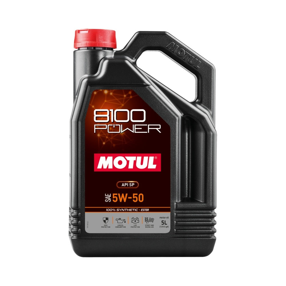 Motul 8100 Power 5W-50 5L Engine Oil
