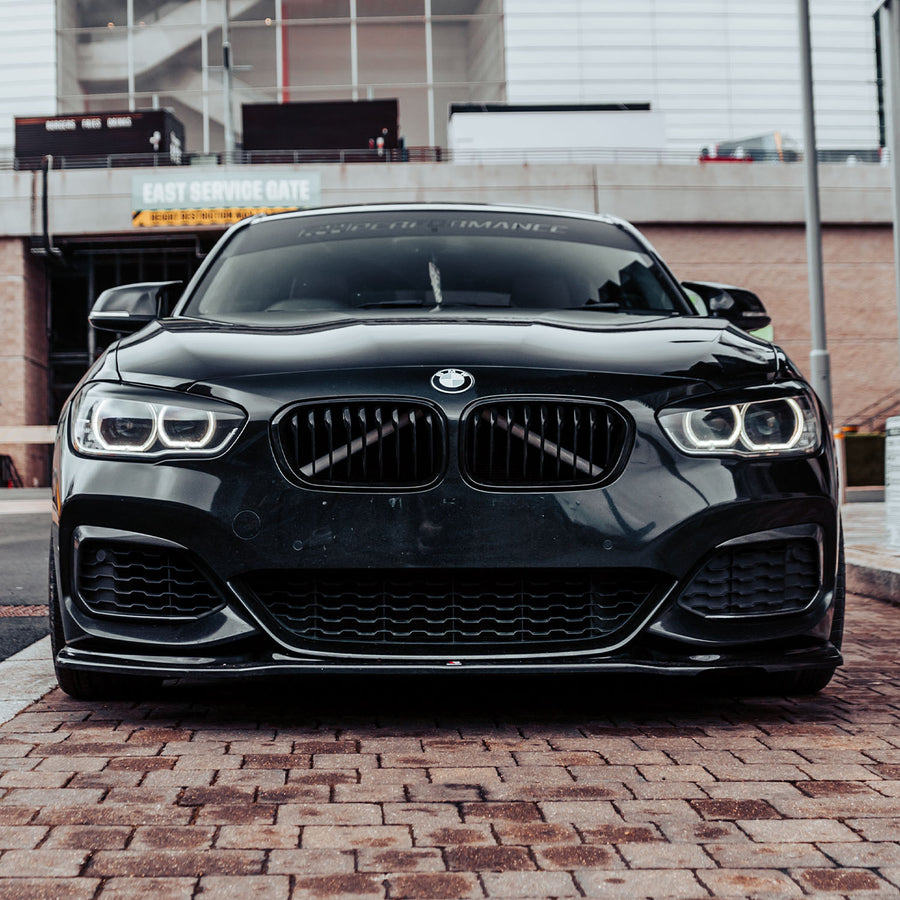 Maxton Design BMW F20 1 Series V3 Gloss Black Front Splitter M140i M135i BM-1-F20F-M-FD3G