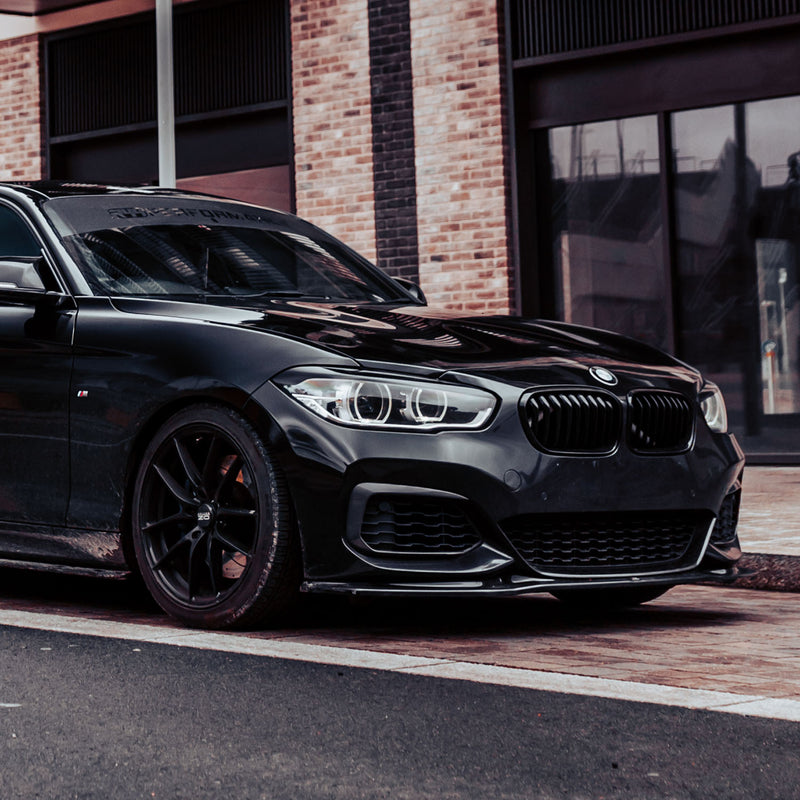 Maxton Design BMW F20 1 Series V3 Gloss Black Front Splitter M140i M135i BM-1-F20F-M-FD3G