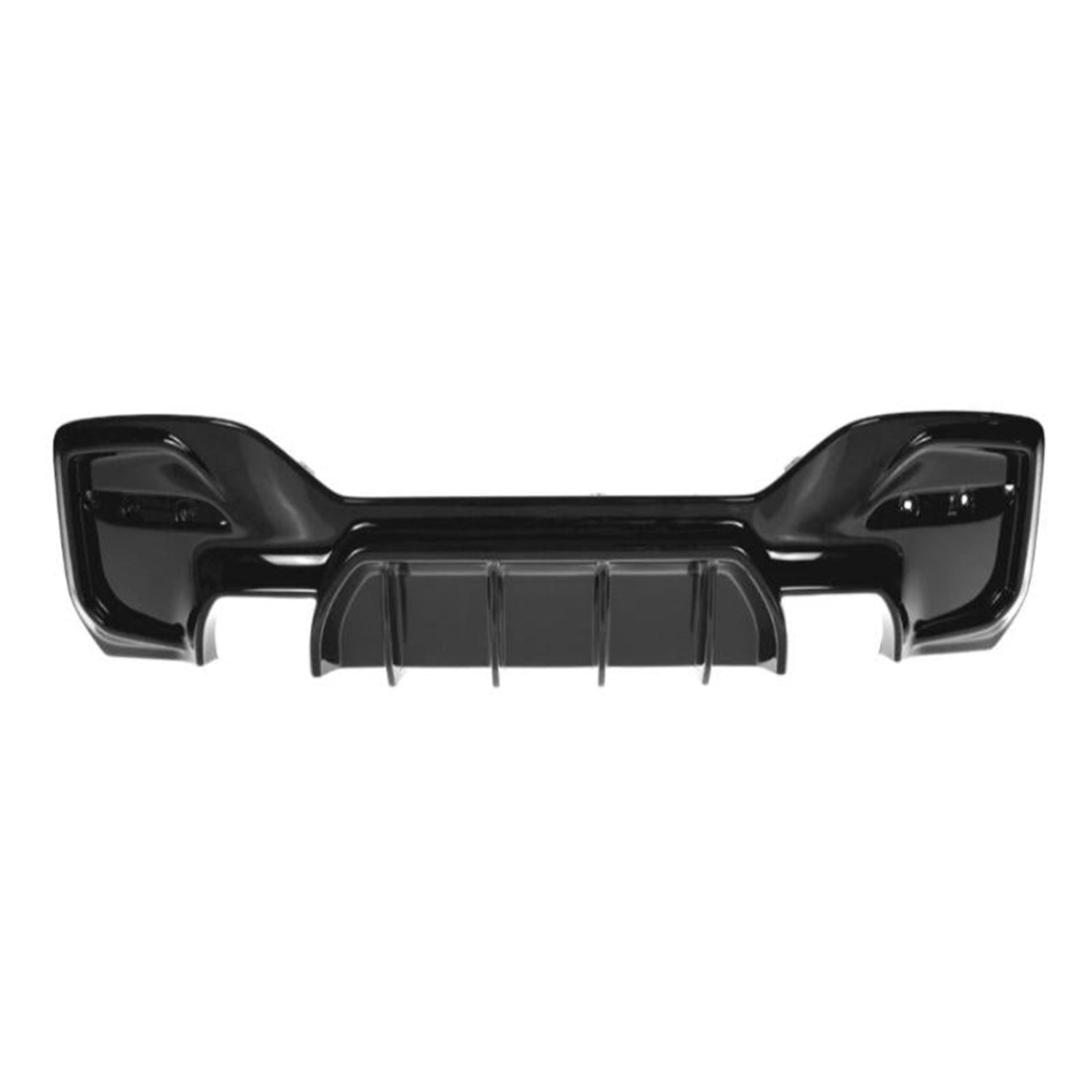 Black Rear Diffuser Maxton Design BMW F20 F21 M140i Gloss Black Rear Diffuser