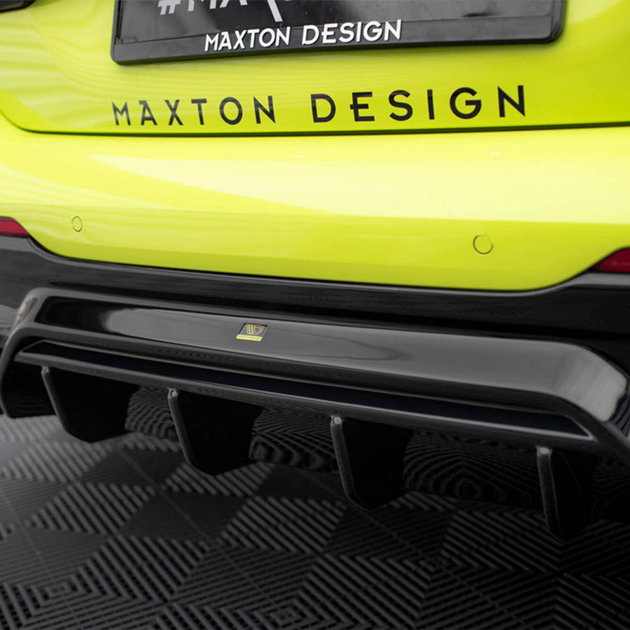 Maxton Design BMW F40 M135i V1 Gloss Black Rear Diffuser