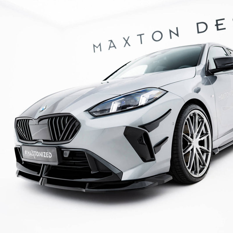 Maxton Design BMW F70 M135 V3 Gloss Black Front Splitter