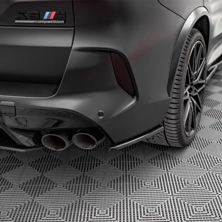 Maxton Design BMW F95 X5M Gloss Black Rear Side Splitters