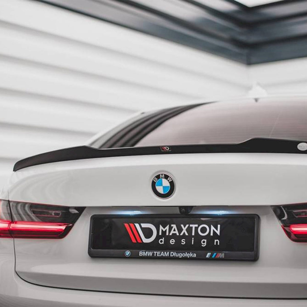 Maxton Design BMW G20 3 Series Rear Spoiler In Gloss Black