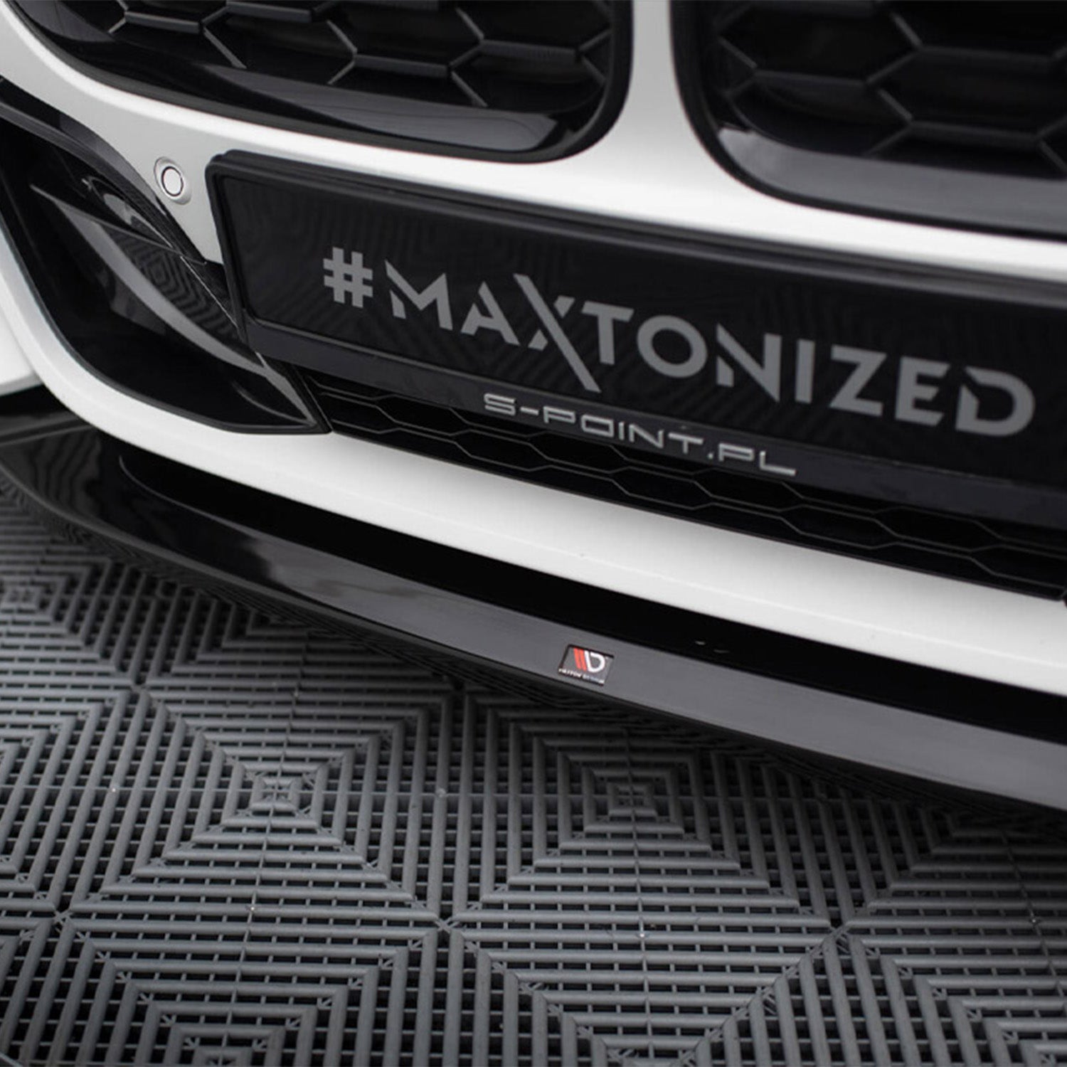 Maxton Design BMW G29 Z4 LCI Gloss Black Front Splitter