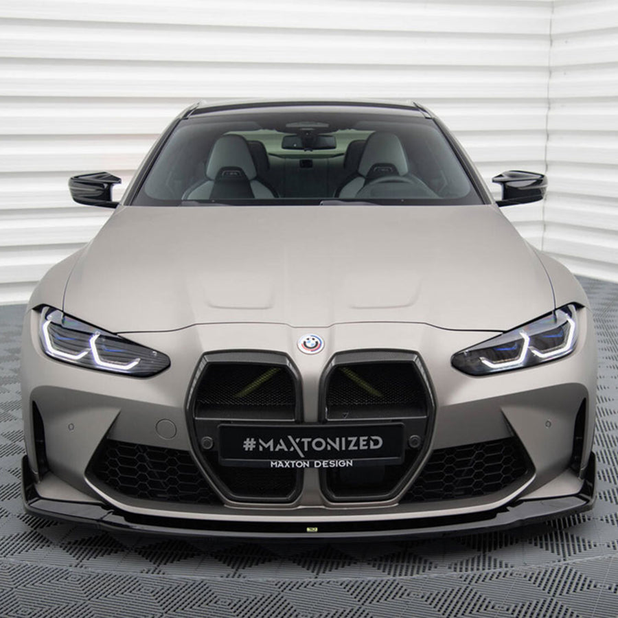 Maxton Design BMW G80 M3 G82 M4 V4 Gloss Black CSL Front Lip