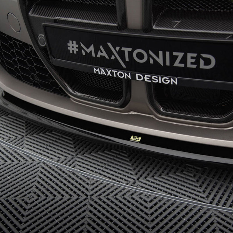 Maxton Design BMW G80 M3 G82 M4 V4 Gloss Black CSL Front Lip