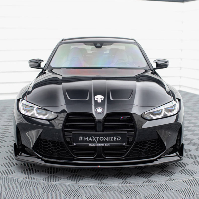 Maxton Design BMW G80 M3 G82 M4 V4 Gloss Black CSL Front Lip