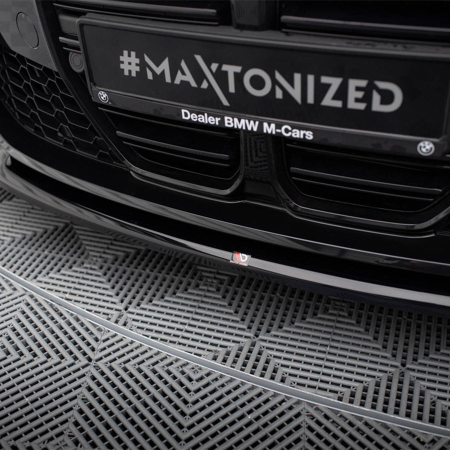 Maxton Design BMW G80 M3 G82 M4 V4 Gloss Black CSL Front Lip
