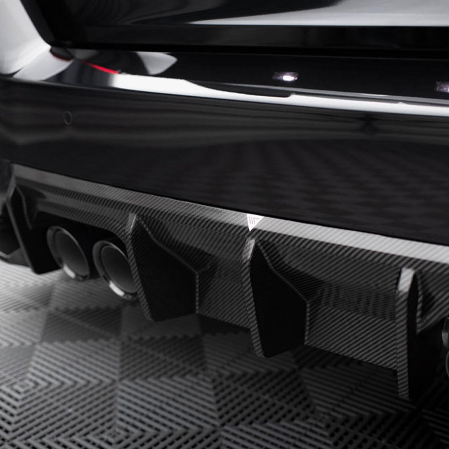 Maxton Design BMW G87 M2 Gloss Carbon Fibre Rear Diffuser
