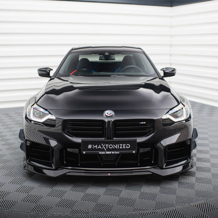 Maxton Design BMW G87 M2 V1 Gloss Black Front Splitter