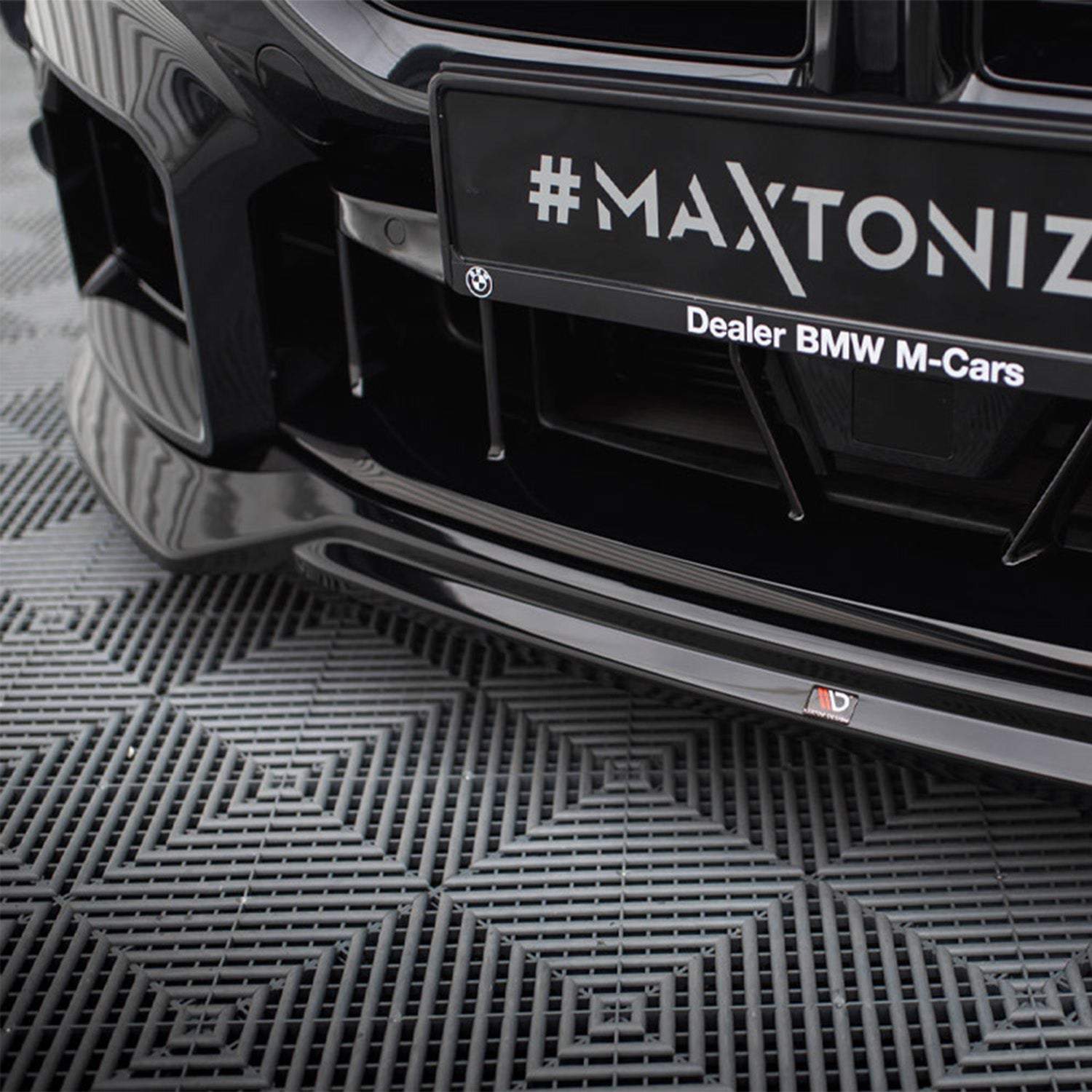 Maxton Design BMW G87 M2 V1 Gloss Black Front Splitter