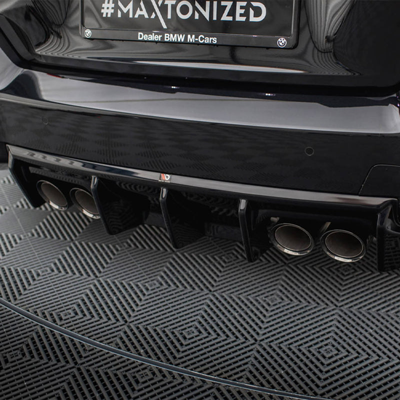 Maxton Design BMW G87 M2 V1 Gloss Black Rear Diffuser BM-M2-G87-RS1G