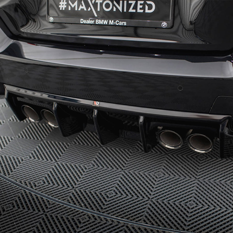 Maxton Design BMW G87 M2 V1 Gloss Black Rear Diffuser BM-M2-G87-RS1G