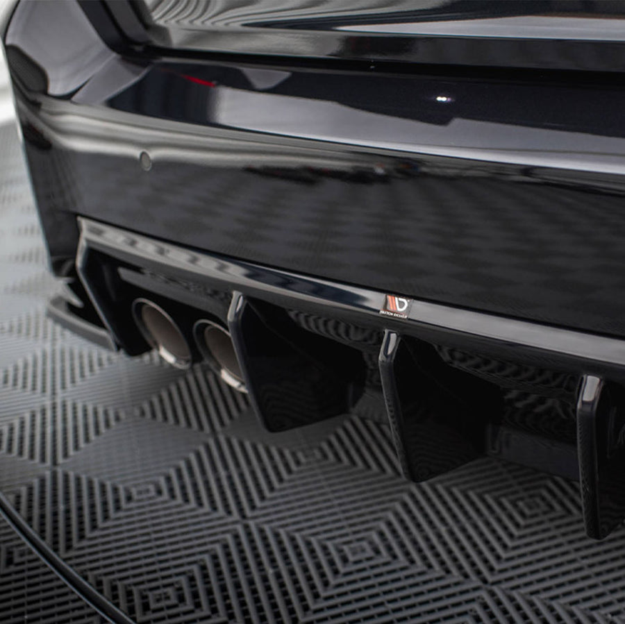 Maxton Design BMW G87 M2 V1 Gloss Black Rear Diffuser BM-M2-G87-RS1G