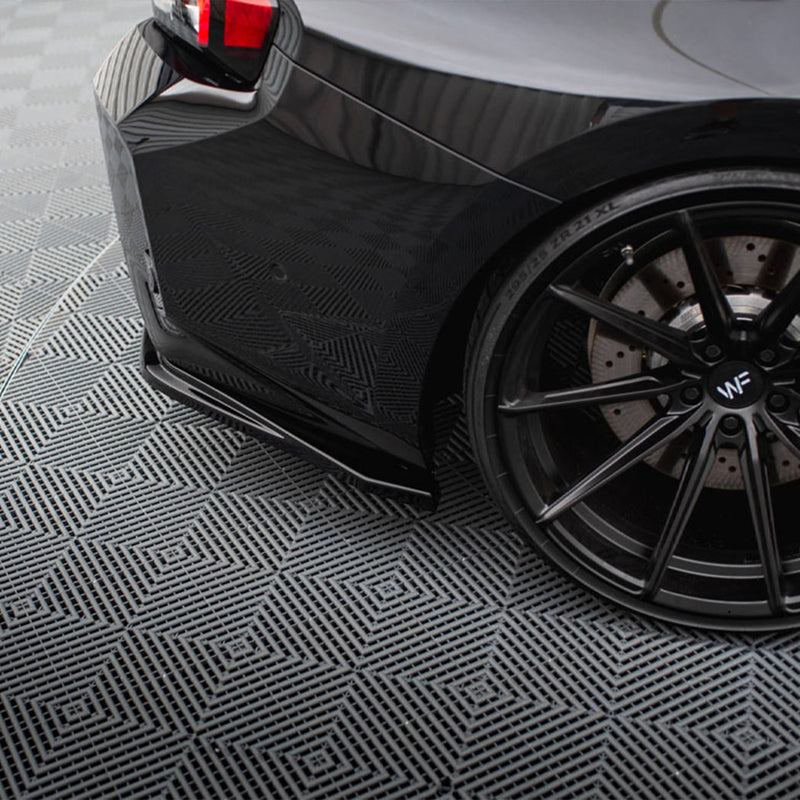 Maxton Design BMW G87 M2 V1 Gloss Black Rear Side Splitters BM-M2-G87-RSD1G