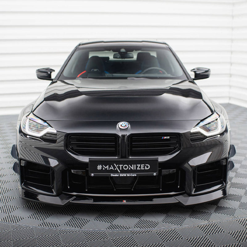 Maxton Design BMW G87 M2 V2 Gloss Black Front Splitter