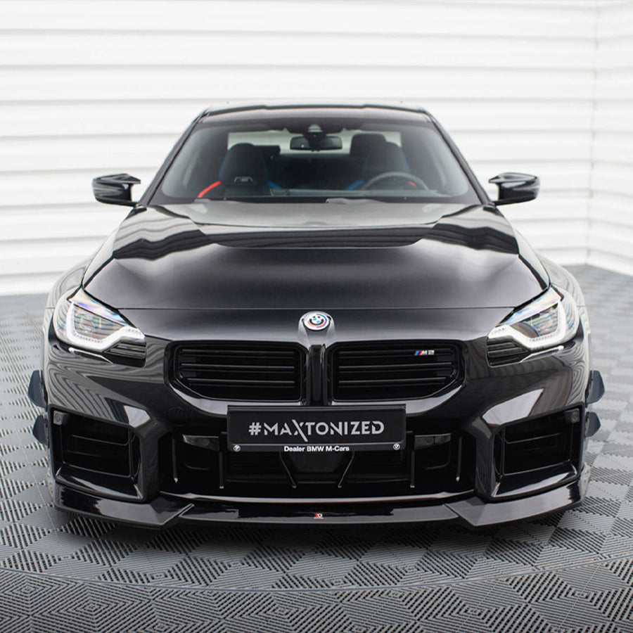 Maxton Design BMW G87 M2 V2 Gloss Black Front Splitter