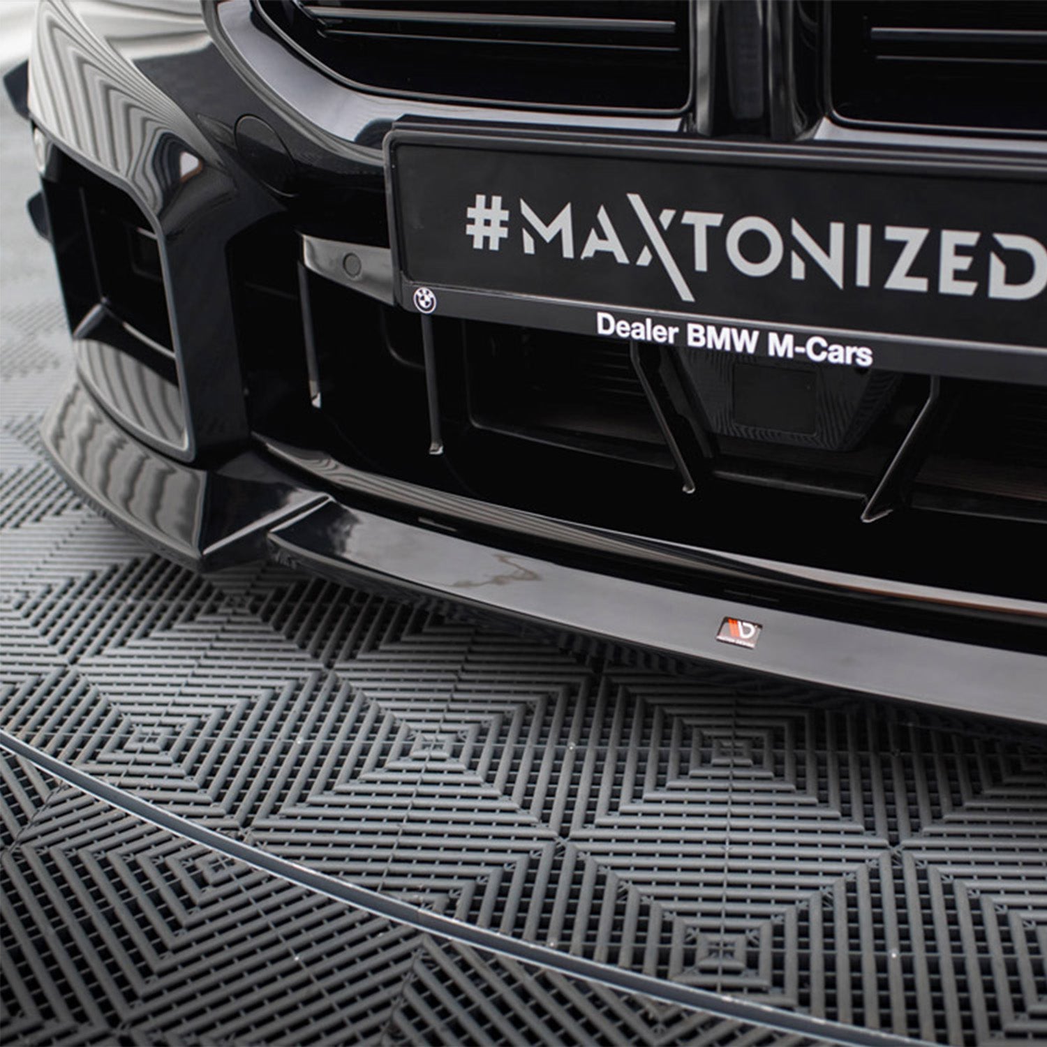 Maxton Design BMW G87 M2 V2 Gloss Black Front Splitter