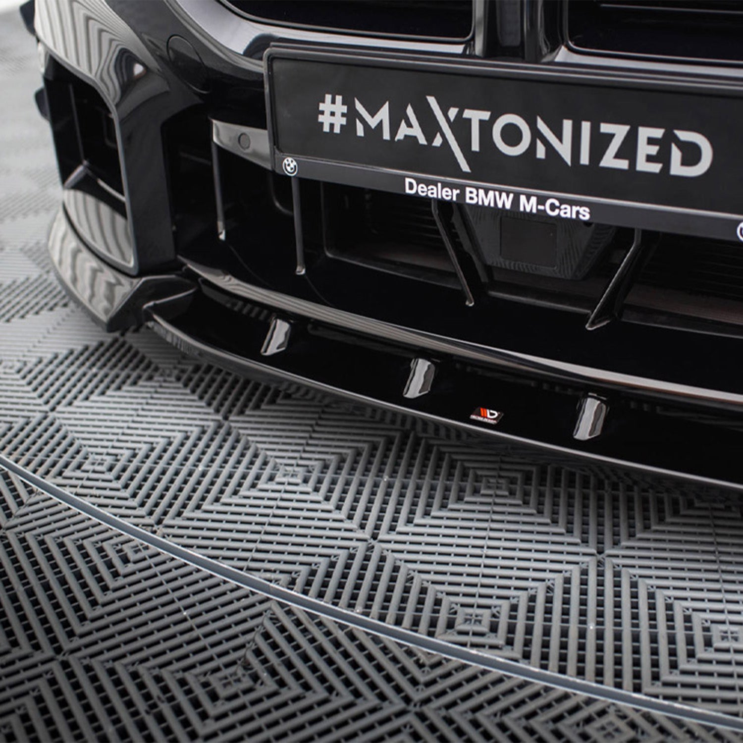 Maxton Design BMW G87 M2 V3 Gloss Black Front Splitter