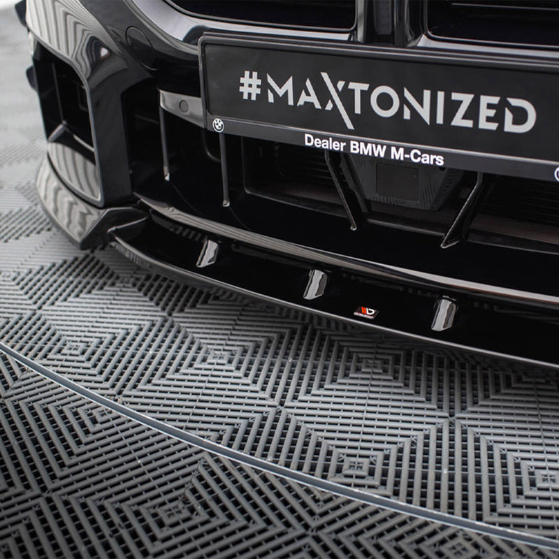 Maxton Design BMW G87 M2 V3 Gloss Black Front Splitter