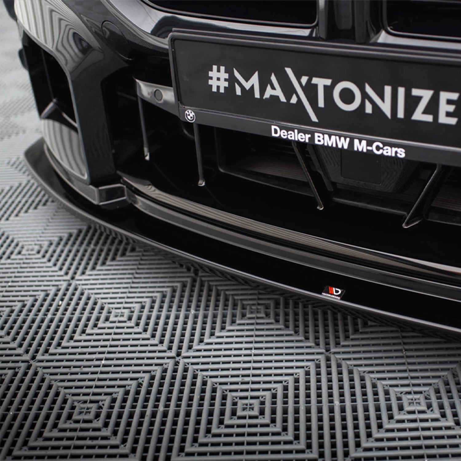 Maxton Design BMW G87 M2 V4 Gloss Black Front Splitter