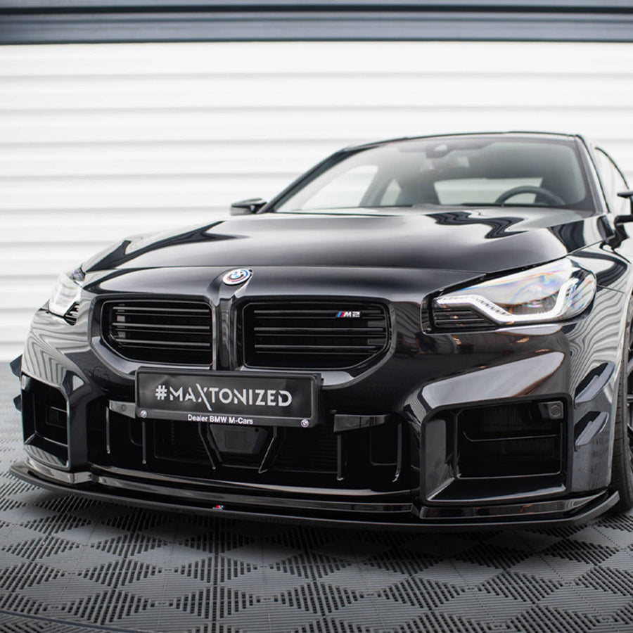 Maxton Design BMW G87 M2 V4 Gloss Black Front Splitter