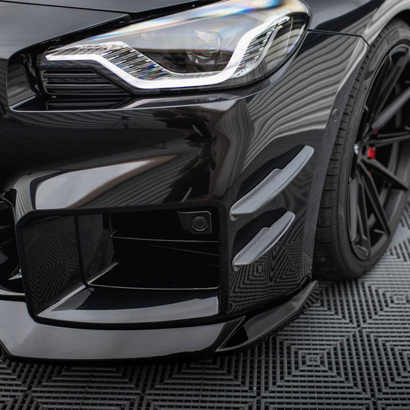Maxton Design BMW M2 G87 Front Canards In Gloss Black BM-M2-G87-CAN1