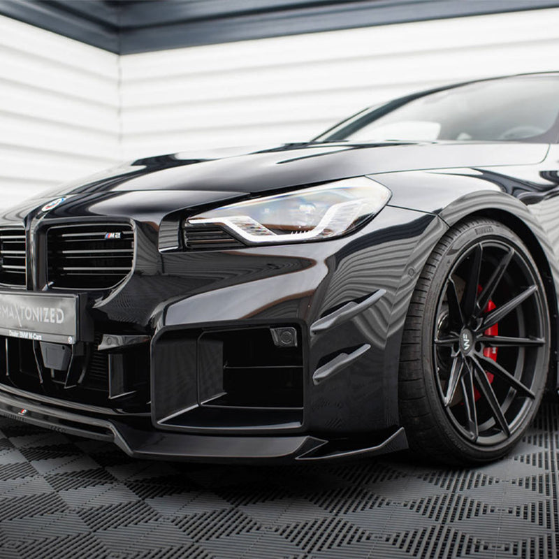 Maxton Design BMW M2 G87 Front Canards In Gloss Black BM-M2-G87-CAN1