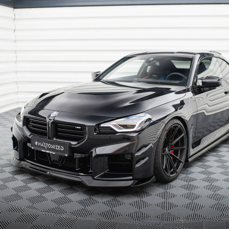 Maxton Design BMW M2 G87 Front Canards In Gloss Black BM-M2-G87-CAN1