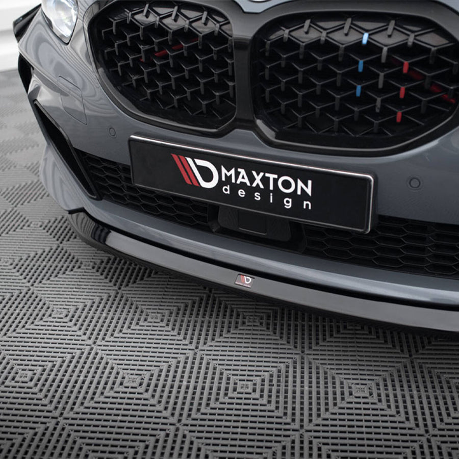 Maxton Design BMW F40 M135i V2 Gloss Black Front Splitter
