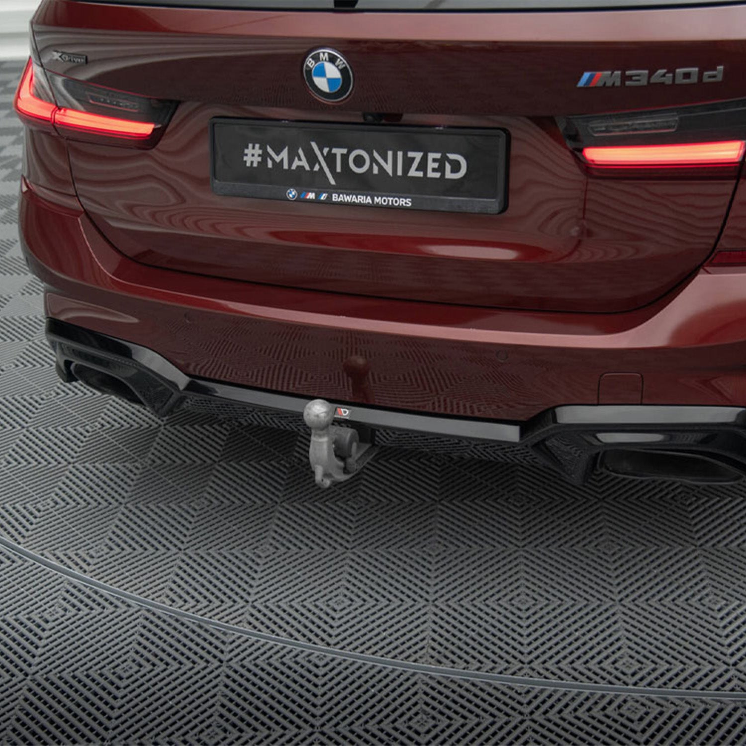 Maxton Design Gloss Black Rear Diffuser For BMW M340i & M340d