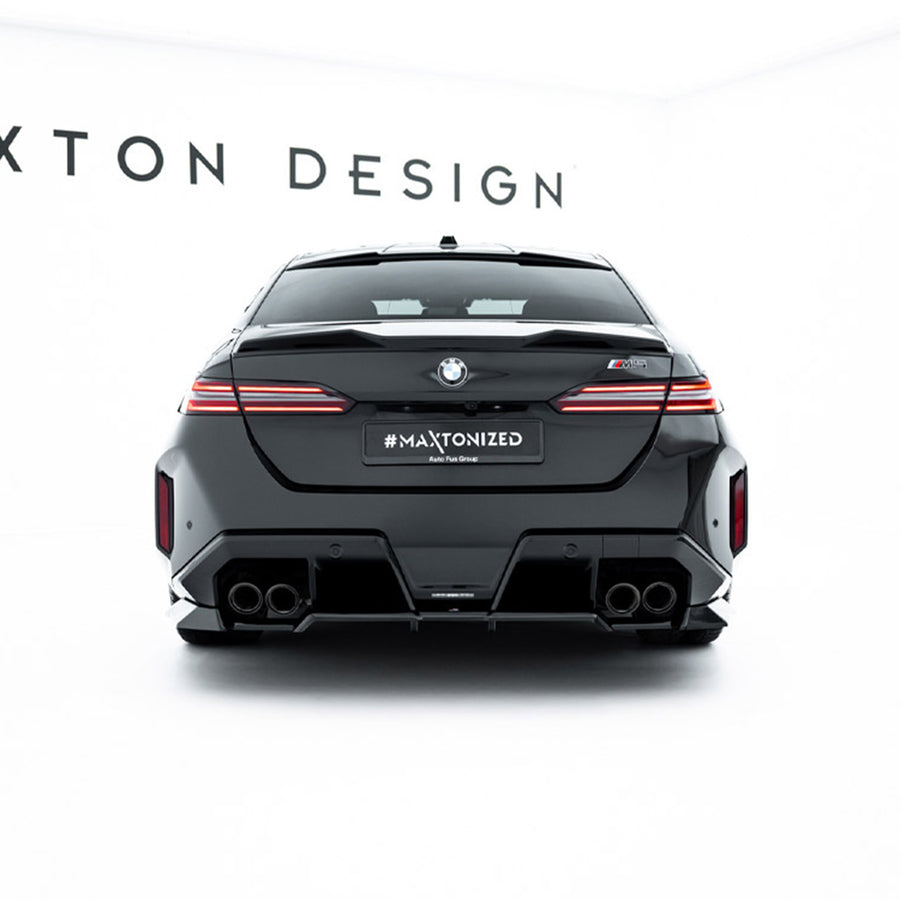 Maxton Design BMW G90 & G99 M5 Gloss Black Rear Diffuser Extension