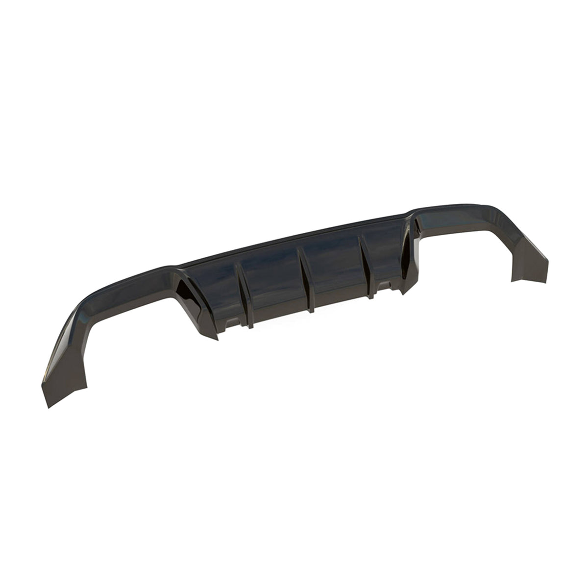 Mk7 R Diffuser Maxton Design VW Golf R Mk7 Gloss Black Rear Diffuser