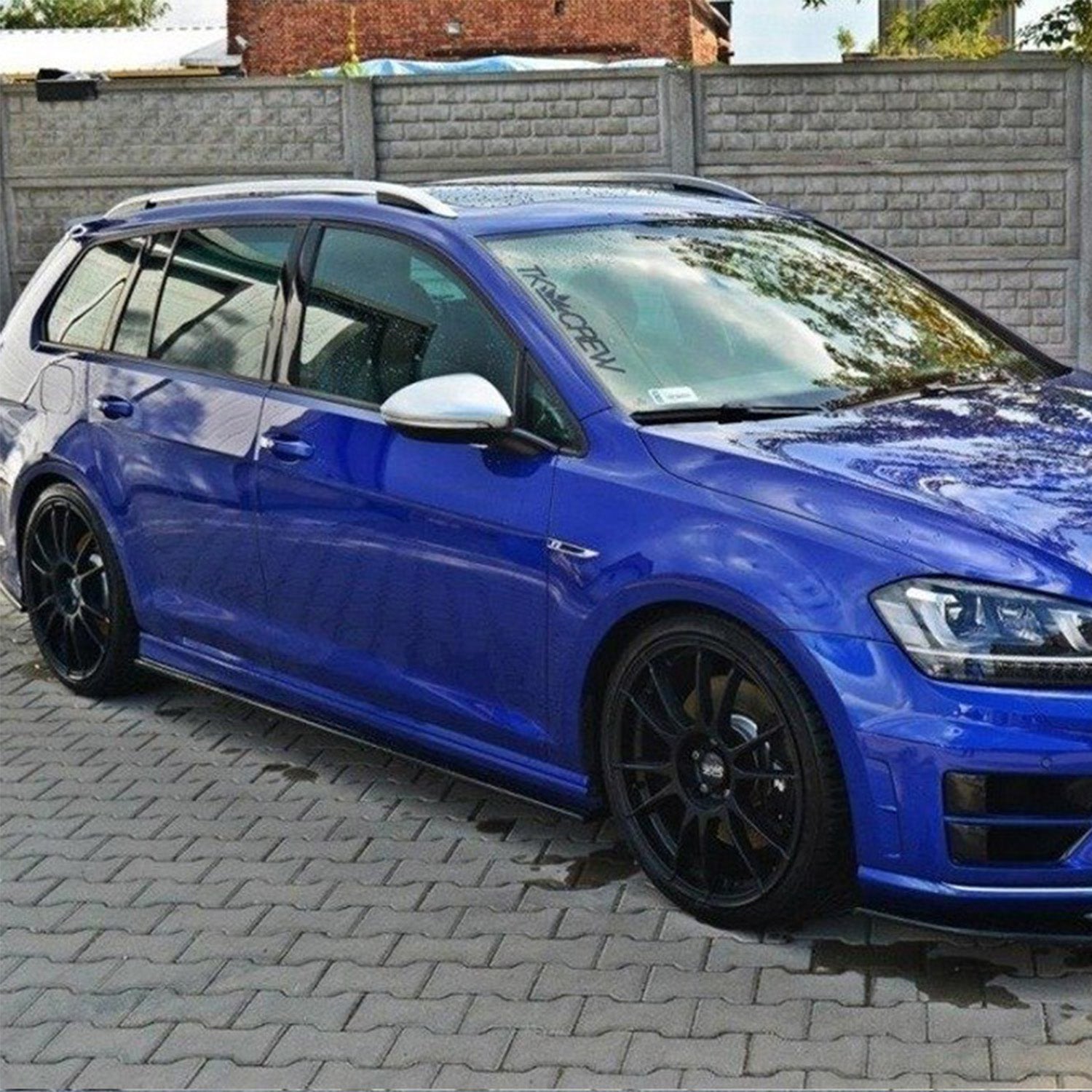 Maxton Design VW Golf R Mk7 Gloss Black Side Skirts