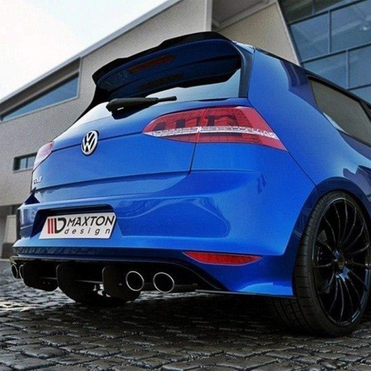Maxton Design VW Golf R Mk7 Rear Diffuser & Side Splitters