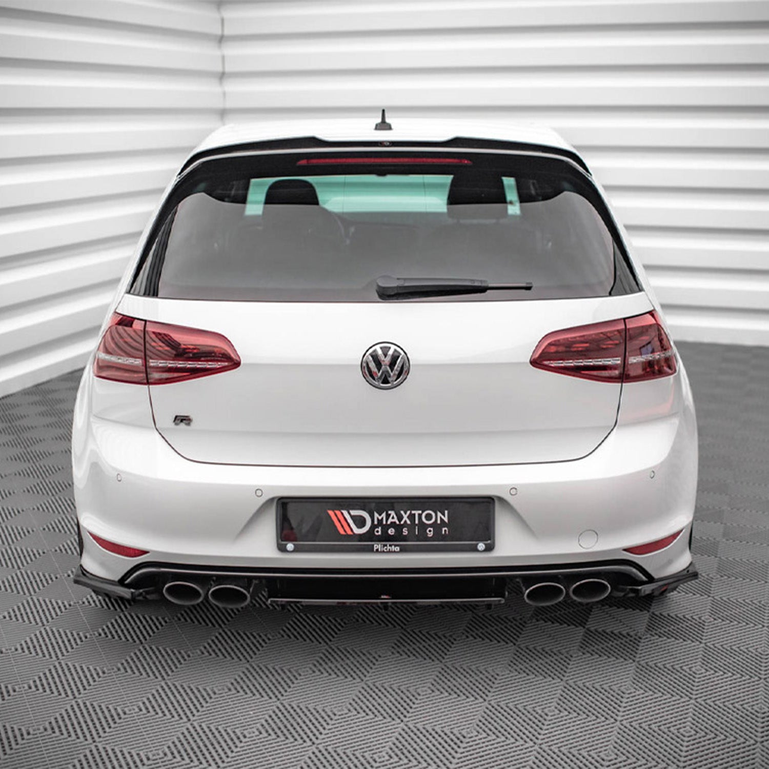 Maxton Design VW Golf R Mk7 V3 Rear Side Splitters